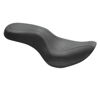 Daytripper Stitched Leather 2-Up Seat - Black - For 01-08 Honda VT750 Shadow Spirit