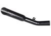 Black Shorty Slip On Exhaust - Single Muffler - For 06-07 Suzuki GSXR600 GSXR750