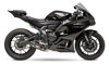 Race R77 Works Carbon Fiber Stainless Steel Full Exhaust - For Yamaha FZ-07 MT-07 XSR700 R7